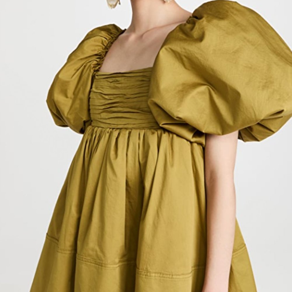 Aje Casabianca Puff Sleeve Dress